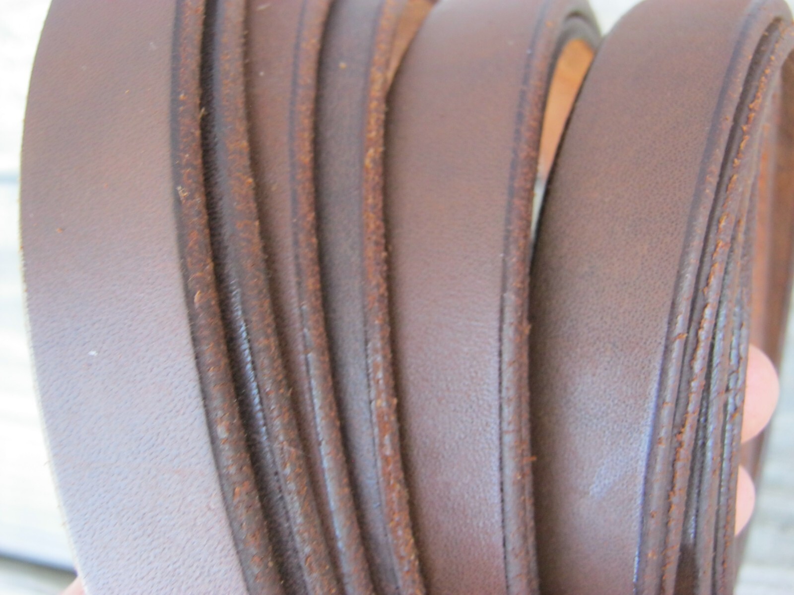 West 74 Oiled Harness Leather Split Reins 8' x 3/4"