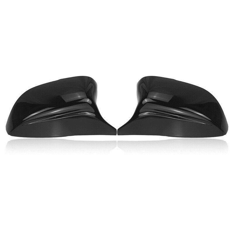 2X Gloss Black M Style Side Mirror Cover Caps For Infiniti Q50 Q50S Q60 Q70 QX30
