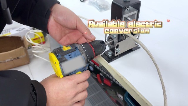 Manual Wire Stripping Machine - Copper Wire Peeler, Drill Powered Tool for Recyc