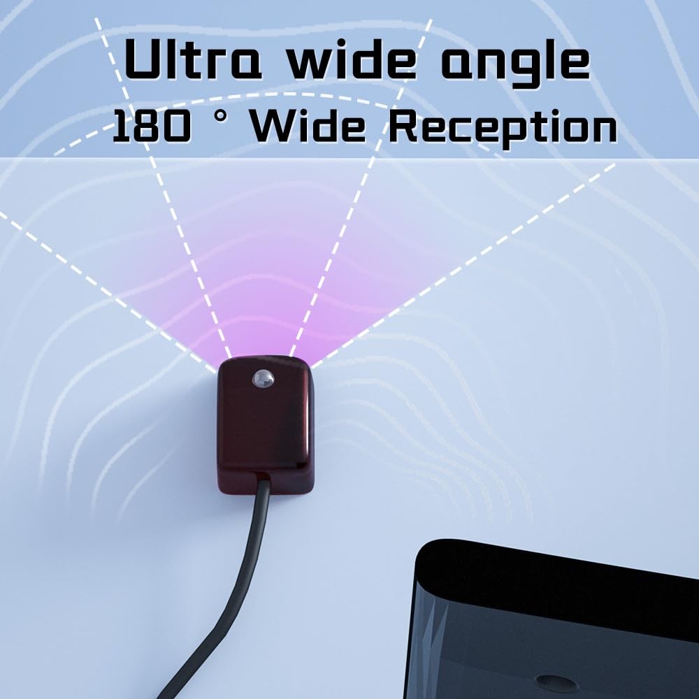 Infrared Repeater Extender Kit Hidden IR Remote Set Controls 2 Devices