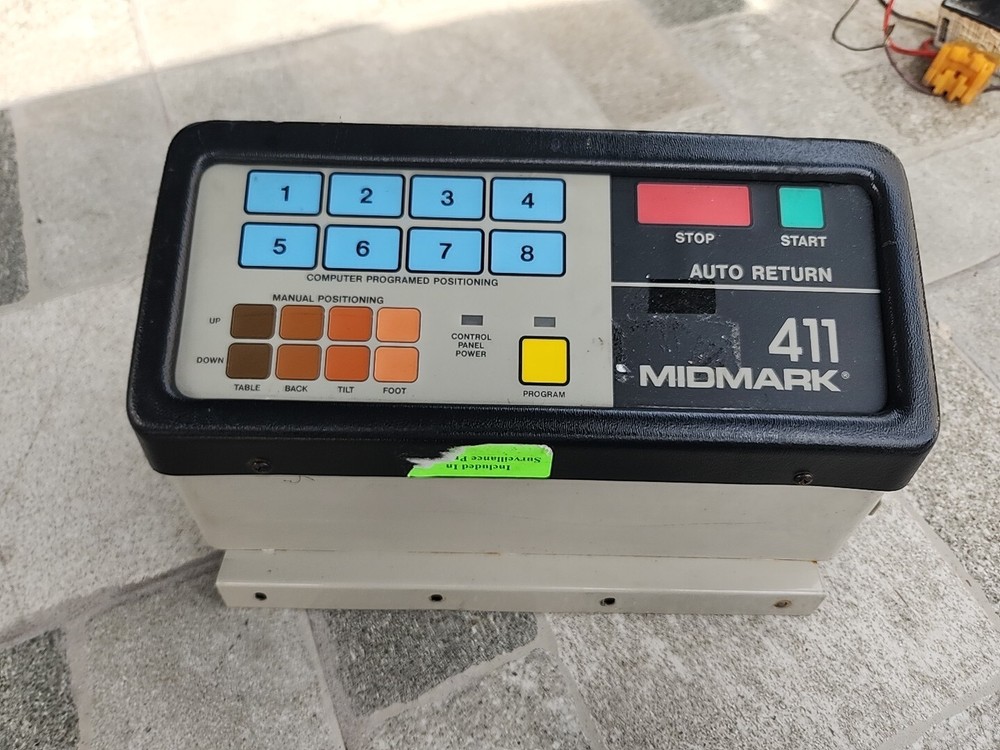 Midmark 411 Power Examination Table Control Panel Program Board Tested