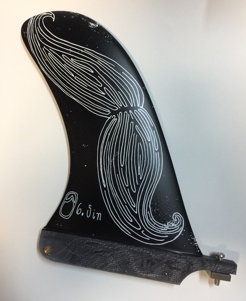 Liquid Force Longboard Single Tab Wakesurf Fin Sz 6.5”
