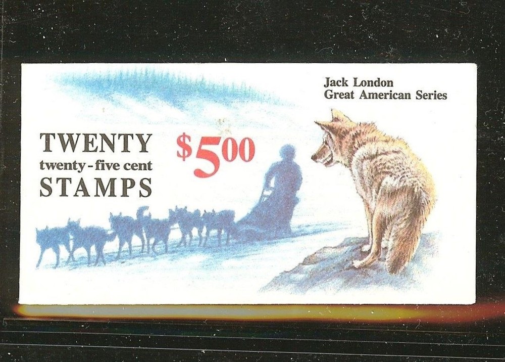 US Scott #2182a BK150 Jack London Complete Booklet
