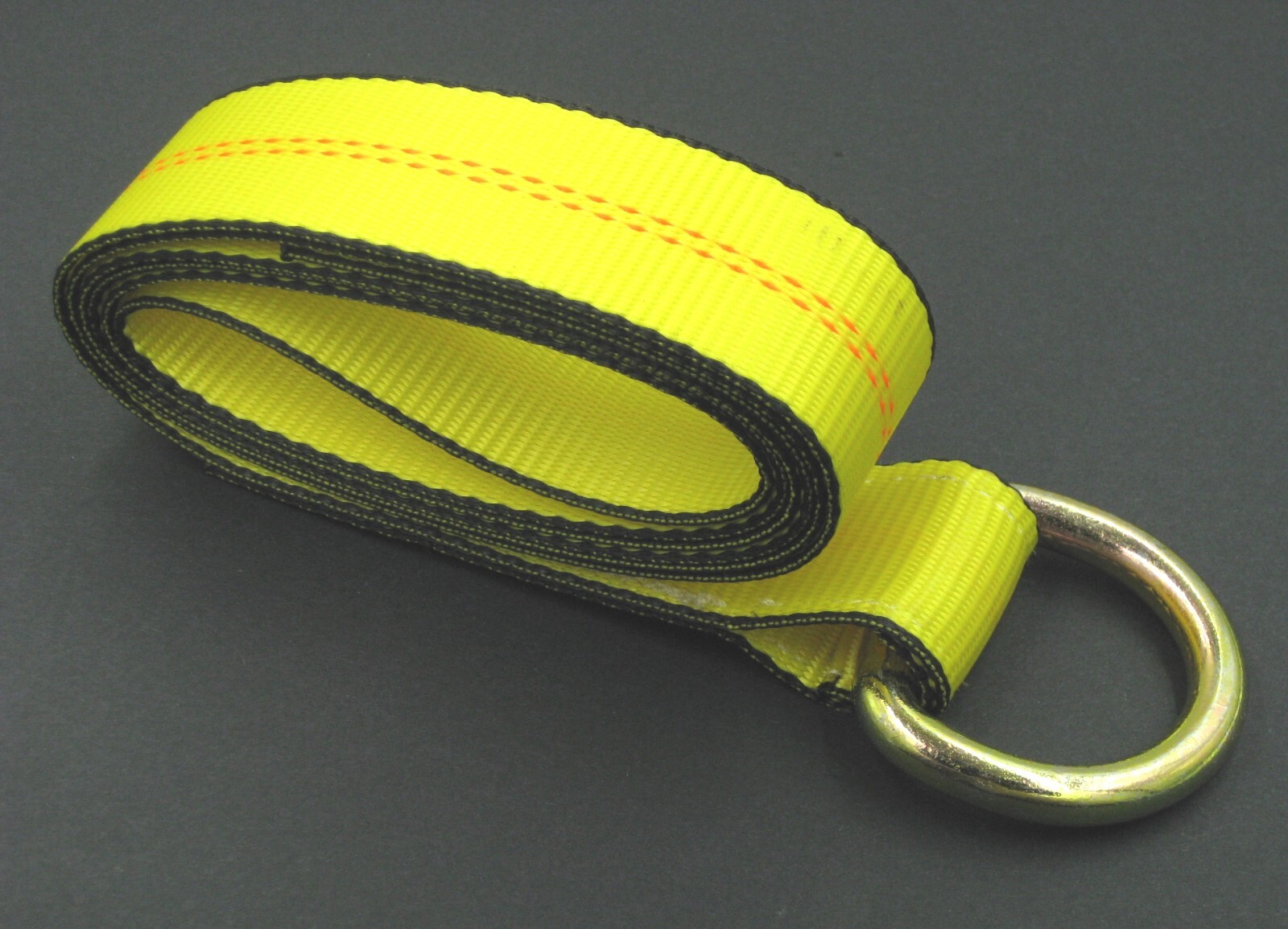 4x 8' Lasso Straps Car Hauler Tow Truck Tow Dolly Tire Wheel Tie Down Strap YLW