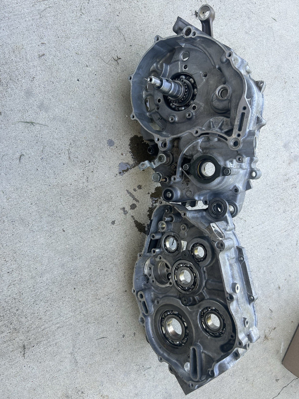 01-05 Yamaha Raptor 660 Engine Crank Case Crankcase  #4375