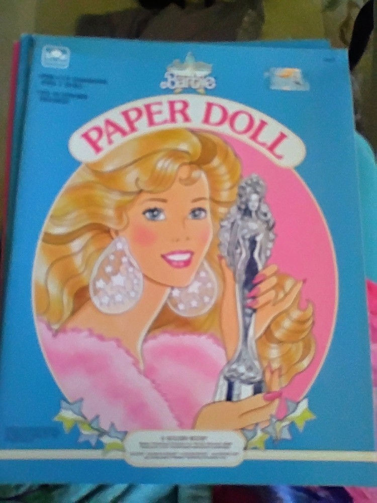 VINTAGE 1989 BARBIE SUPERSTAR PAPER DOLL UNCUT