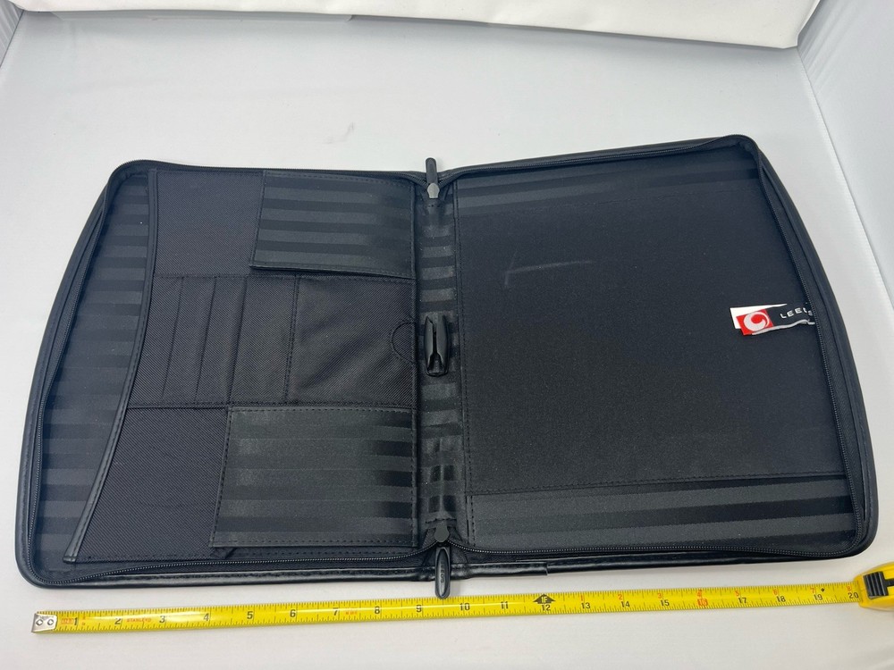 Apple Logo Padfolio Notebook Folder Notepad Ballistic Nylon Black 8.5x11 Pad