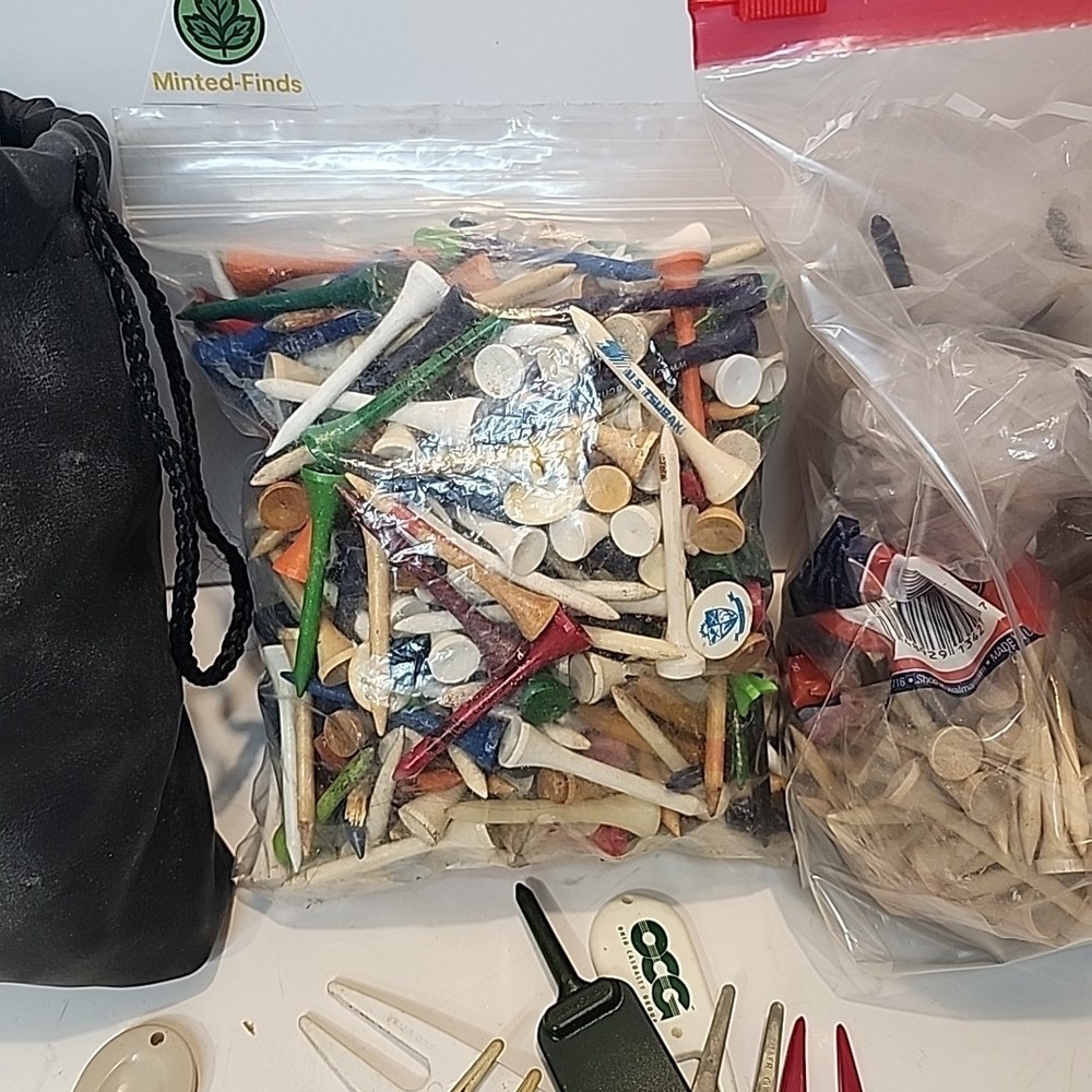 bulk golf tees used Diffrent Brands Some New