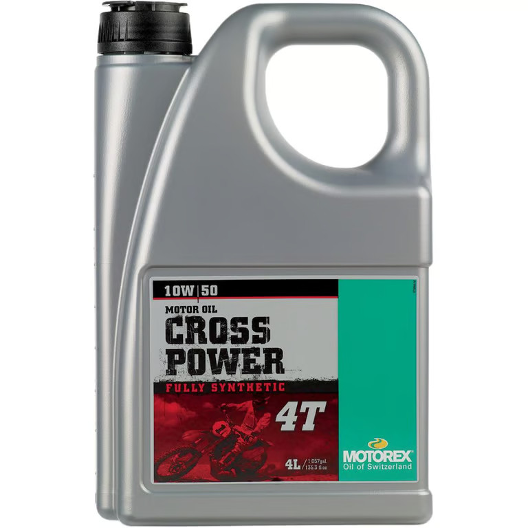 Motorex Cross Power 4T Oil - 10W50 - 4L. Motorcycle ATV/UTV Street Bike PWC 4 L.