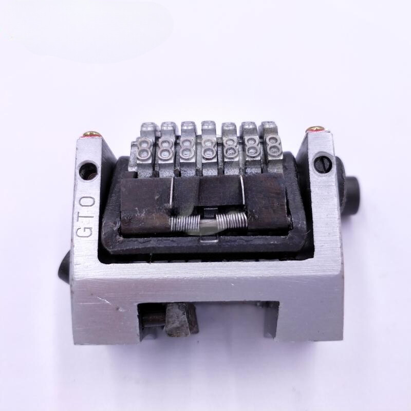7 Digits Numbering Machine Horizontal Backward Last Three Bits Are Adjustable