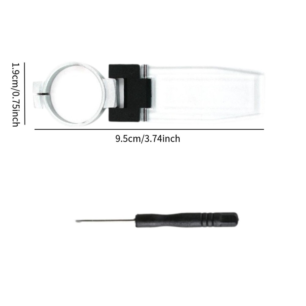 Refractometer Lens Cover with Screwdriver Transparent Easy Installation Hinged