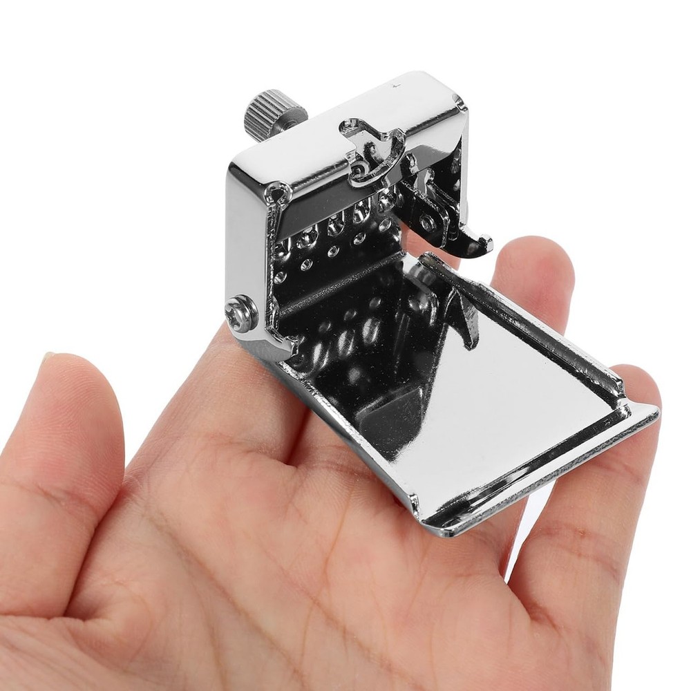 HEALLILY 5 String Banjo Tailpiece, Chrome Plated Alloy Replacement Accessory ...