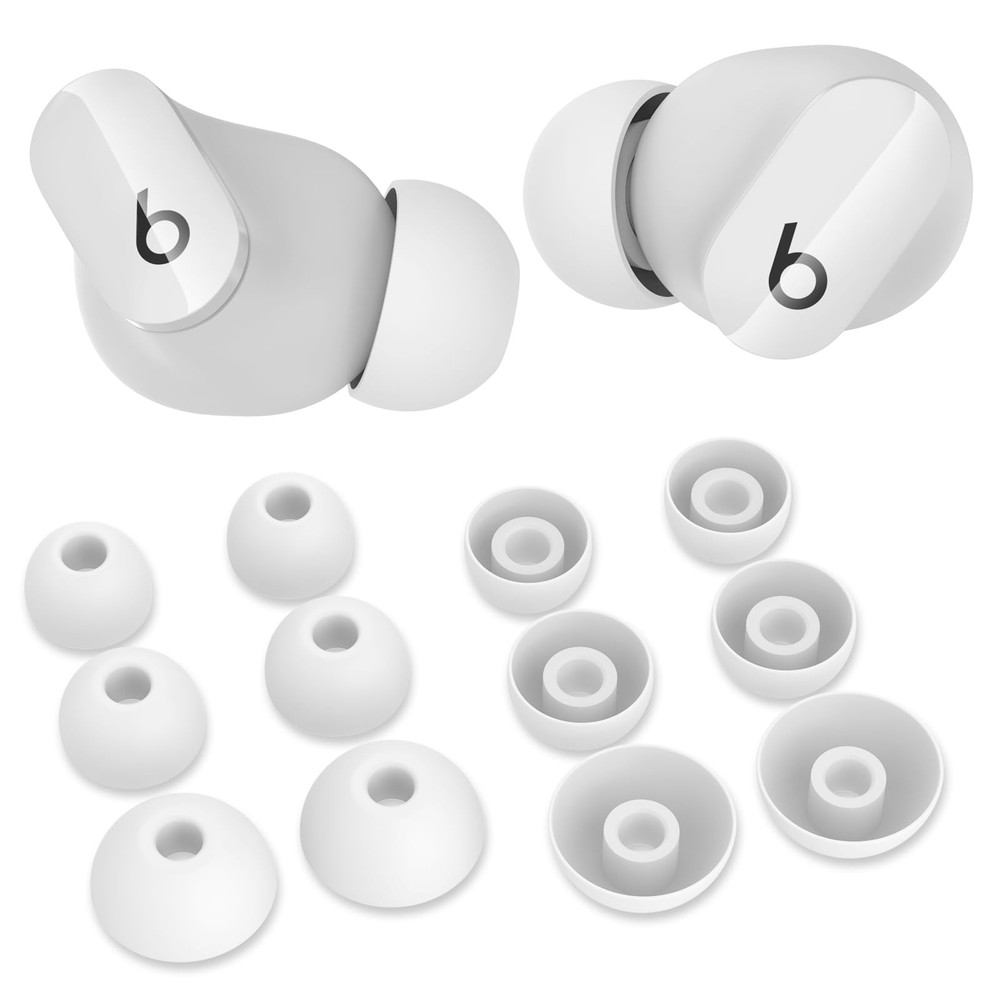 AhaStyle Ear Tips for Beats Studio large, 2 Large+2 Medium+2 Small, White