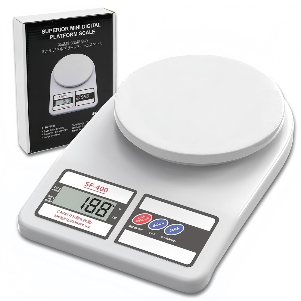High Precision Kitchen Scale with Digital Display - Ideal for Cooking & Baking