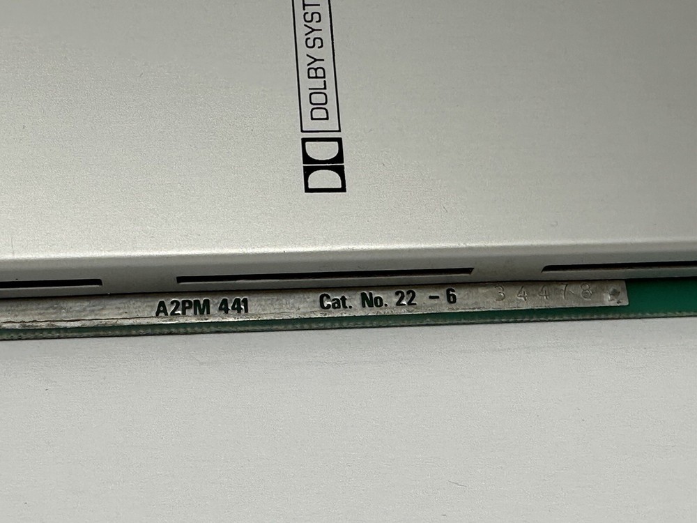 Dolby Type A— Cat No. 22 Card / Noise Reduction Module