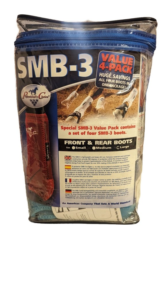 Pro Choice SMB-3 Turquoise 4 Pack Large