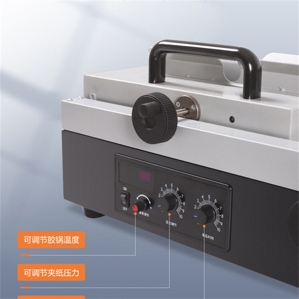 Semi-automatic Digital 320mm Desktop Perfect Binding Machine Book Binder