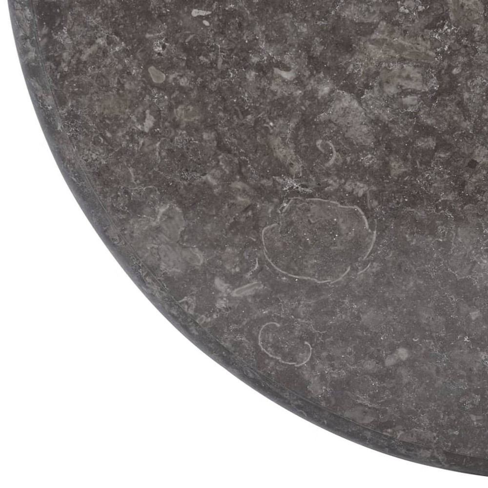 Table Top Black Ø23.6"x1" Marble