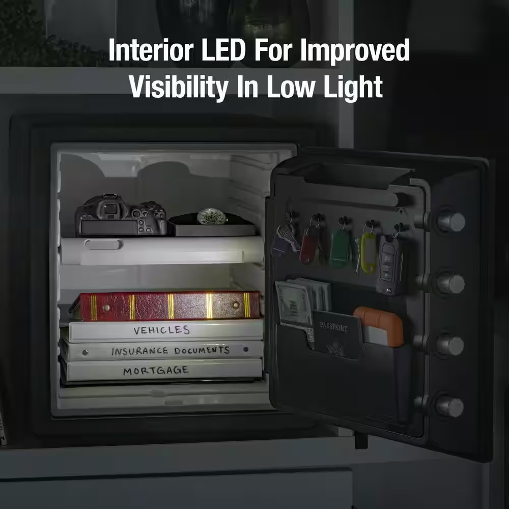 1.2 Cu. Ft. Fireproof & Waterproof Safe with Digital Combination Lock