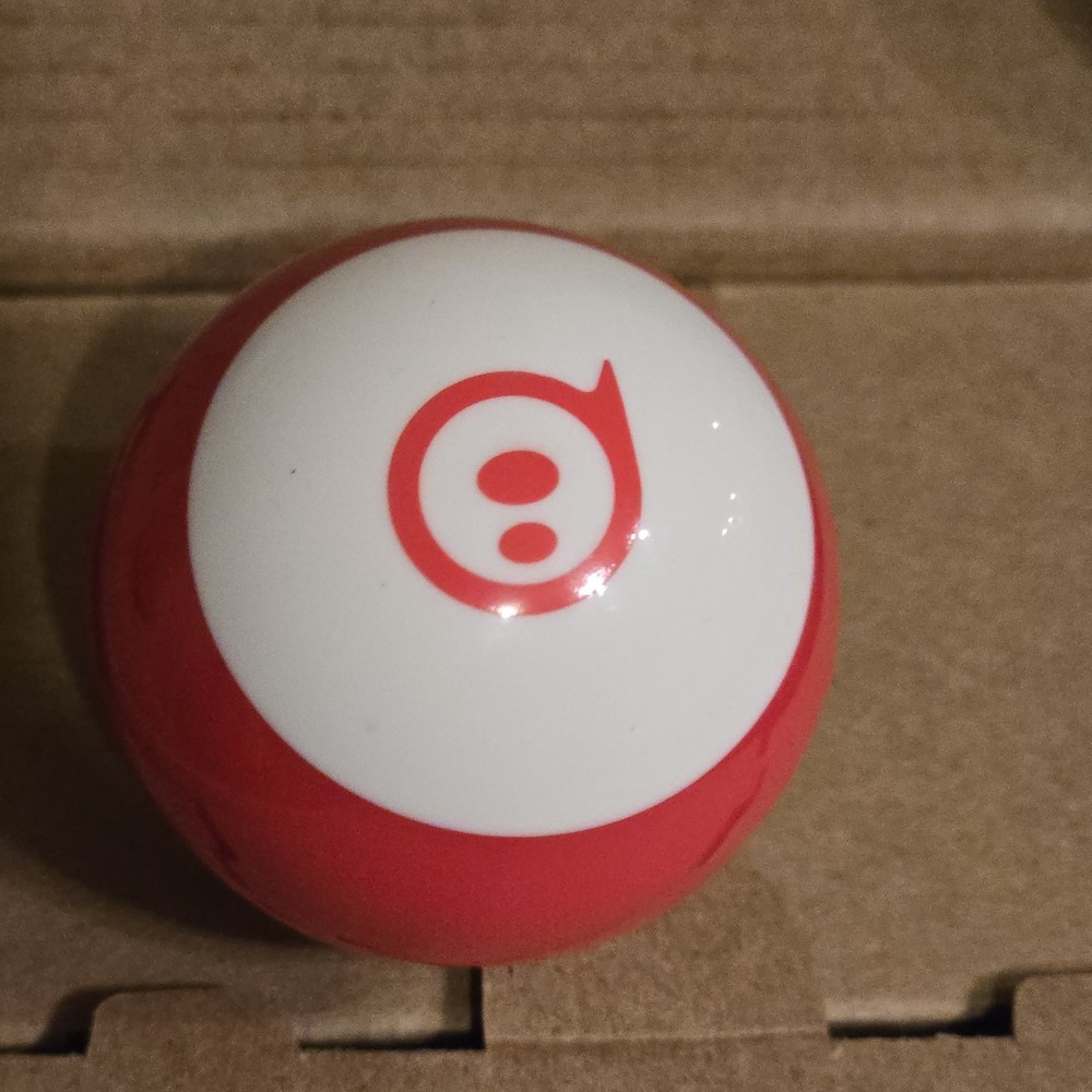 Sphero Mini App Enabled Programmable Robot Ball Red/White w/Obstacles Box STEM
