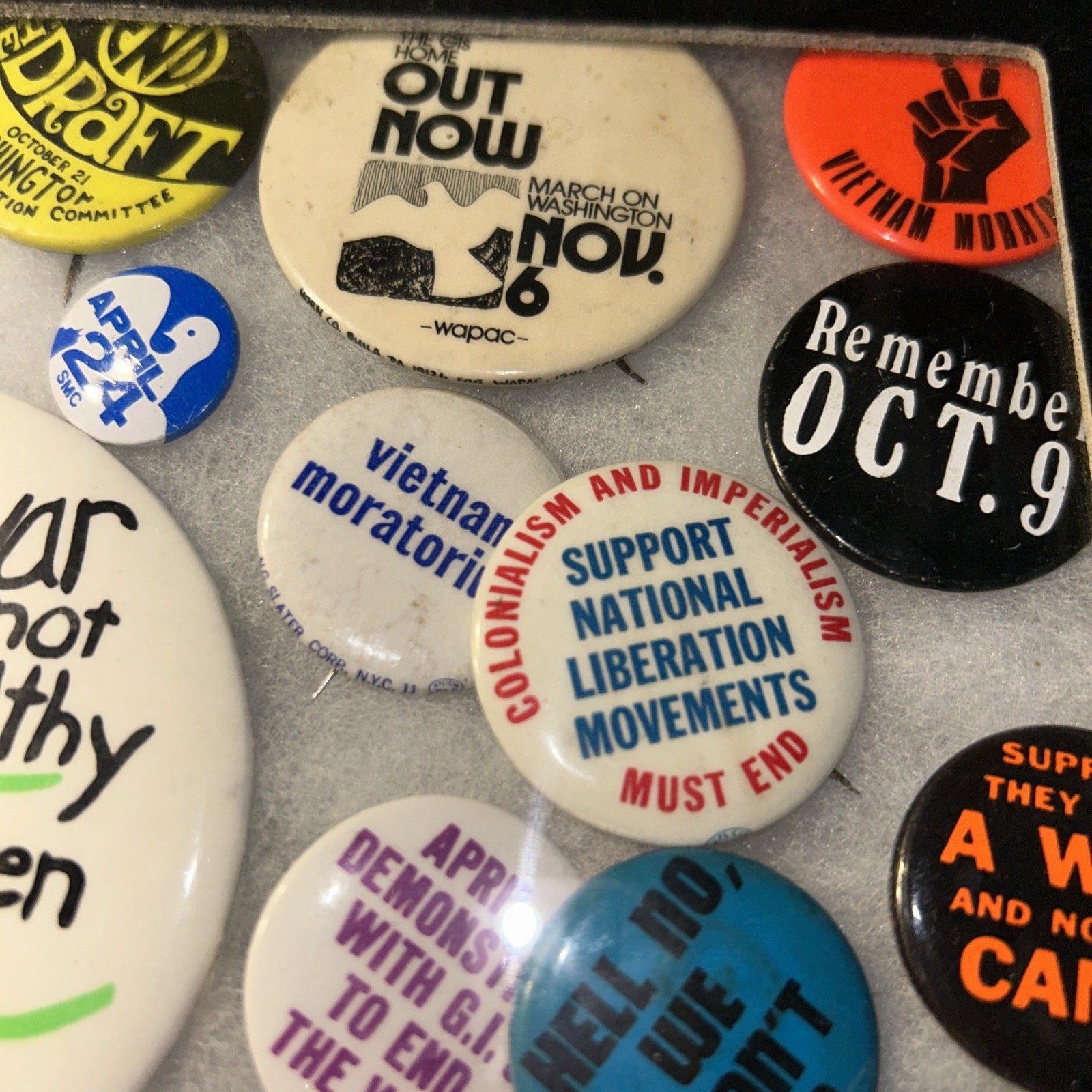 31 Vietnam Anti War Protest Pins Give Peace A Chance Repeal The Draft Ban Bomb