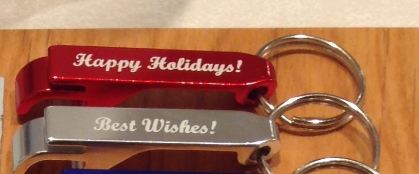 Qty 30 - Personalized Key Chain Bottle and Can Opener