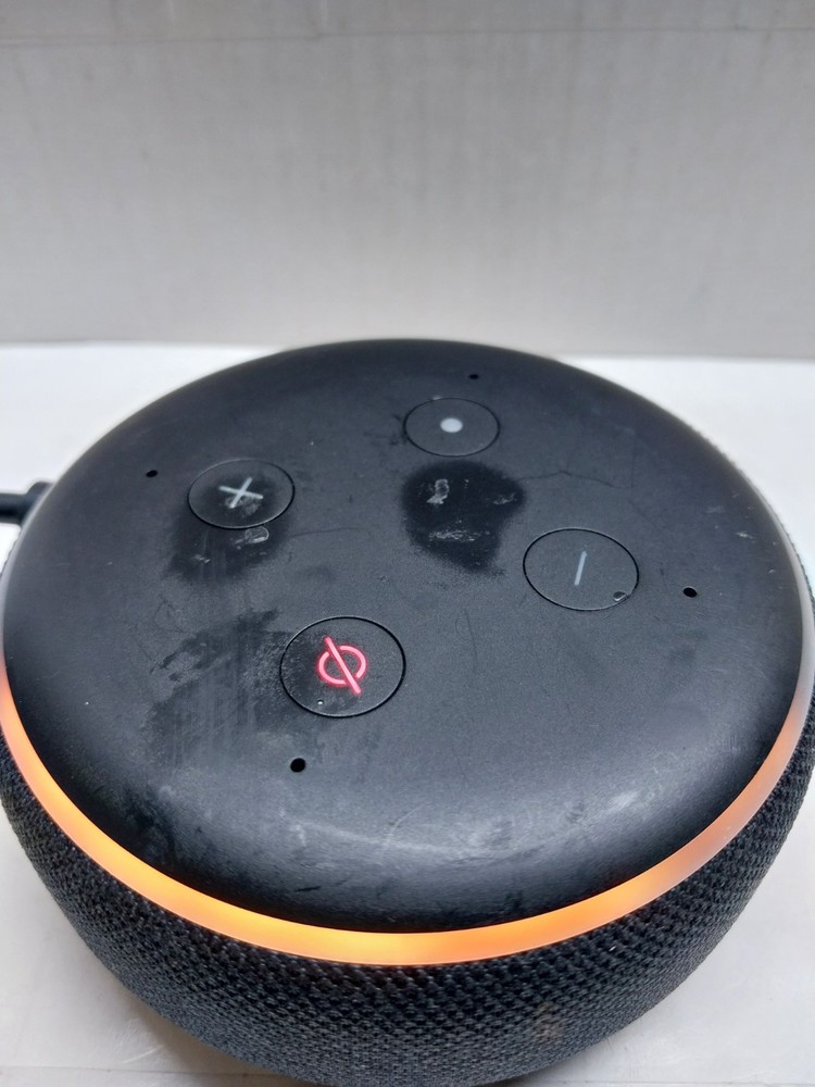 Amazon Echo Dot 3rd Gen C78MP8 W/ Power Adapter Tested Working