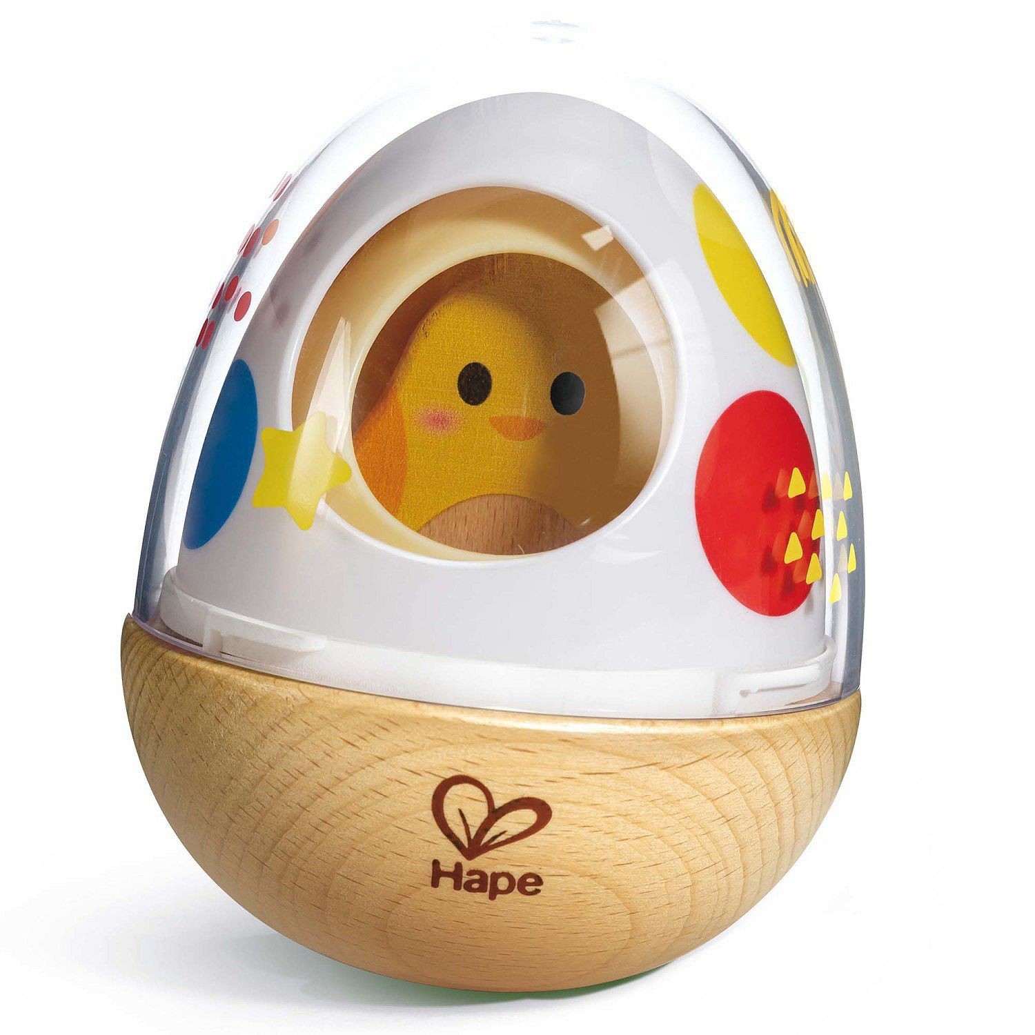 Hape: Wobble Wonder Stacker Nesting Chicken & Egg Shell Toy