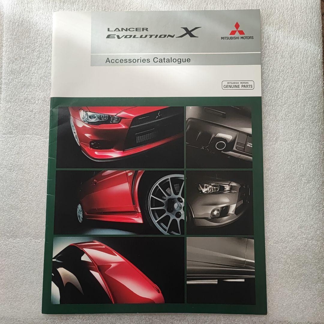 Mitsubishi Lancer Evolution X Evo X CZ4A Accessories Catalogue JDM Brochure 2008