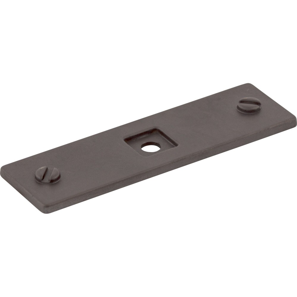 Top Knobs TK741SAB Channing Backplate 3 Inch - Sable