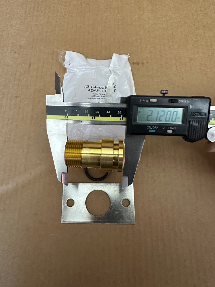 Kidde Range Guard Discharge Adapter Kit Co2 Fire Supression System 83-844908-000