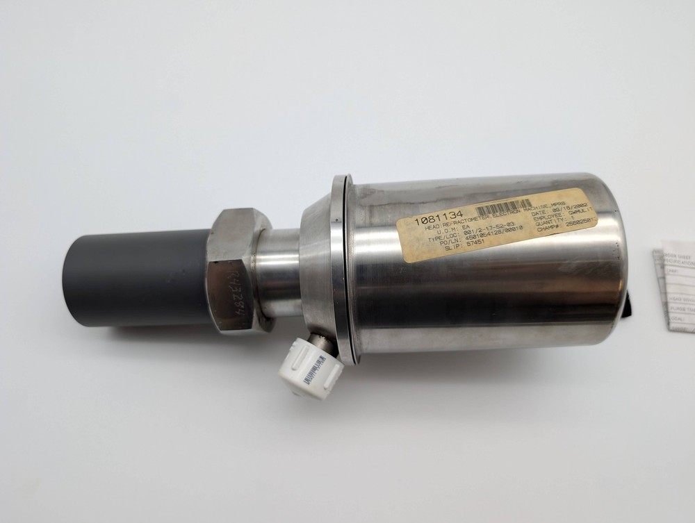 Electron Machine MPR-83C Refractometer Fluid Sensing Head 22-32F 0-99%