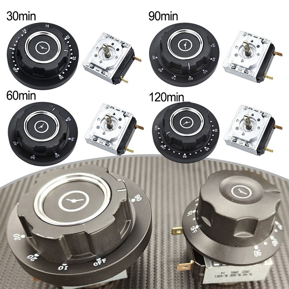 Sleek Design Mechanical Kitchen Timer Switch Suitable for Various Uses