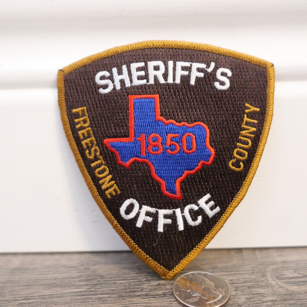 TEXAS TX FREESTONE COUNTY SHERIFF NICE SHOULER PATCH POLICE
