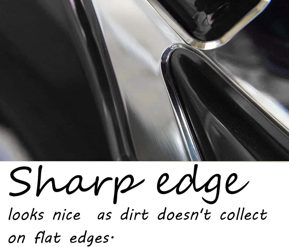 Tailgate Emblems Compatible with 2019-2024 Trucks Chrome Silver ABS Plastic B...