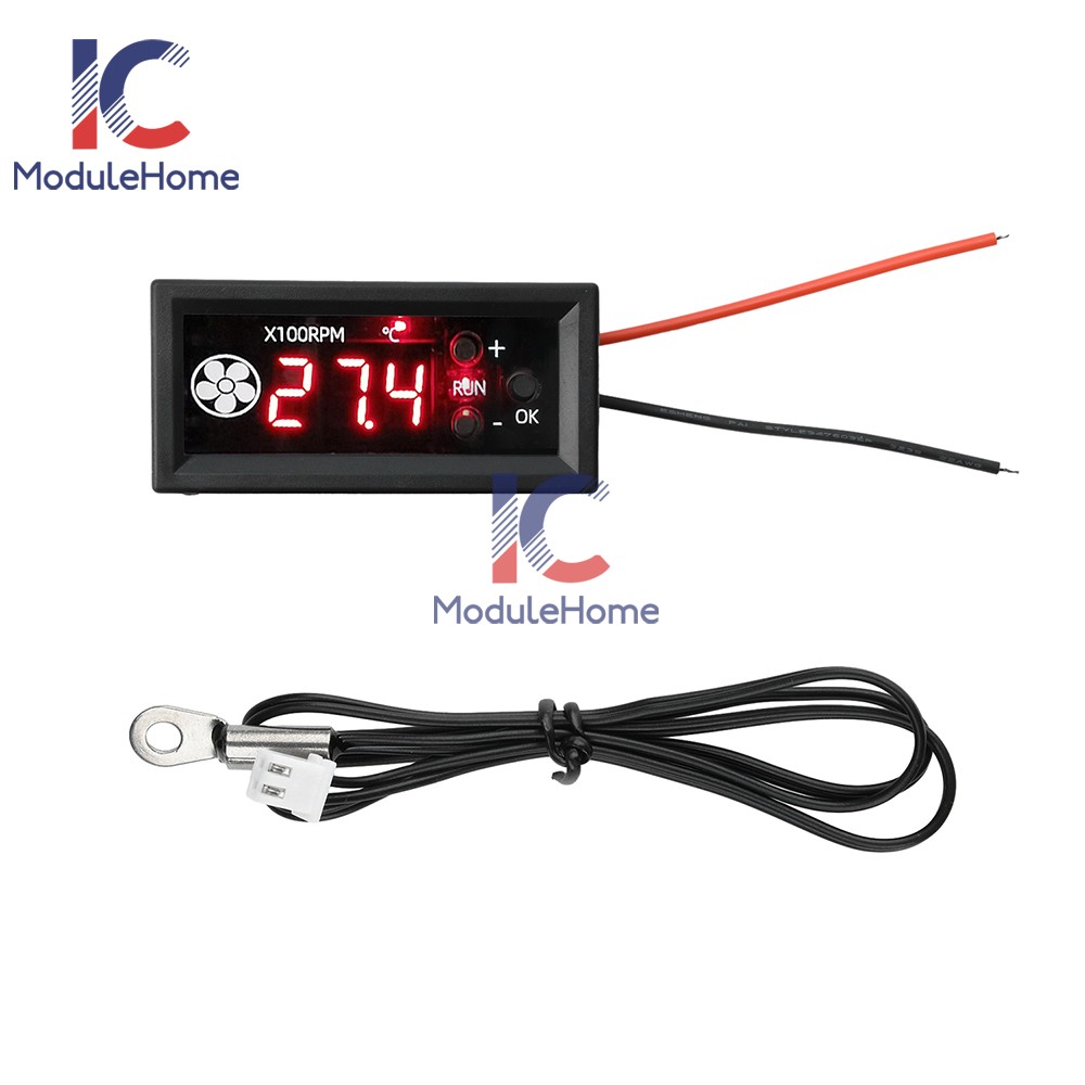 12V 3A 4-wire PWM CPU Fan Temperature Control Digital Speed Controller Module