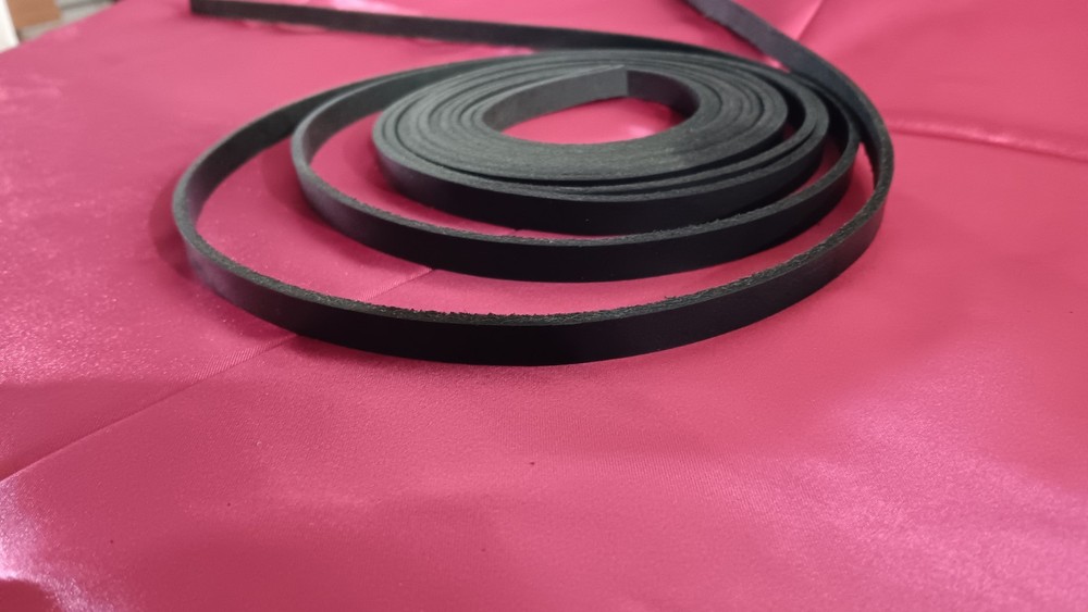 Two Pack BLACK Leather Saddle Strings for Western Saddles