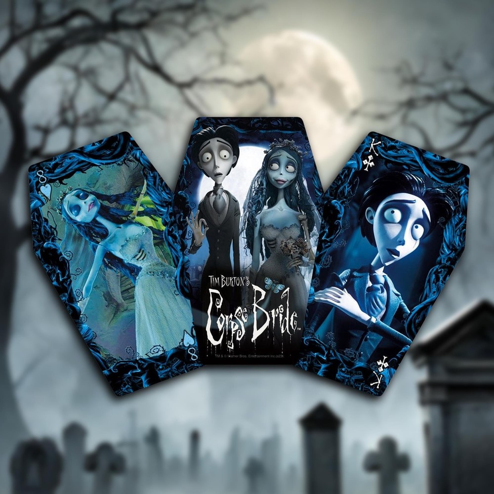 Tim Burton's Corpse Bride Coffin Shaped Playing Cards