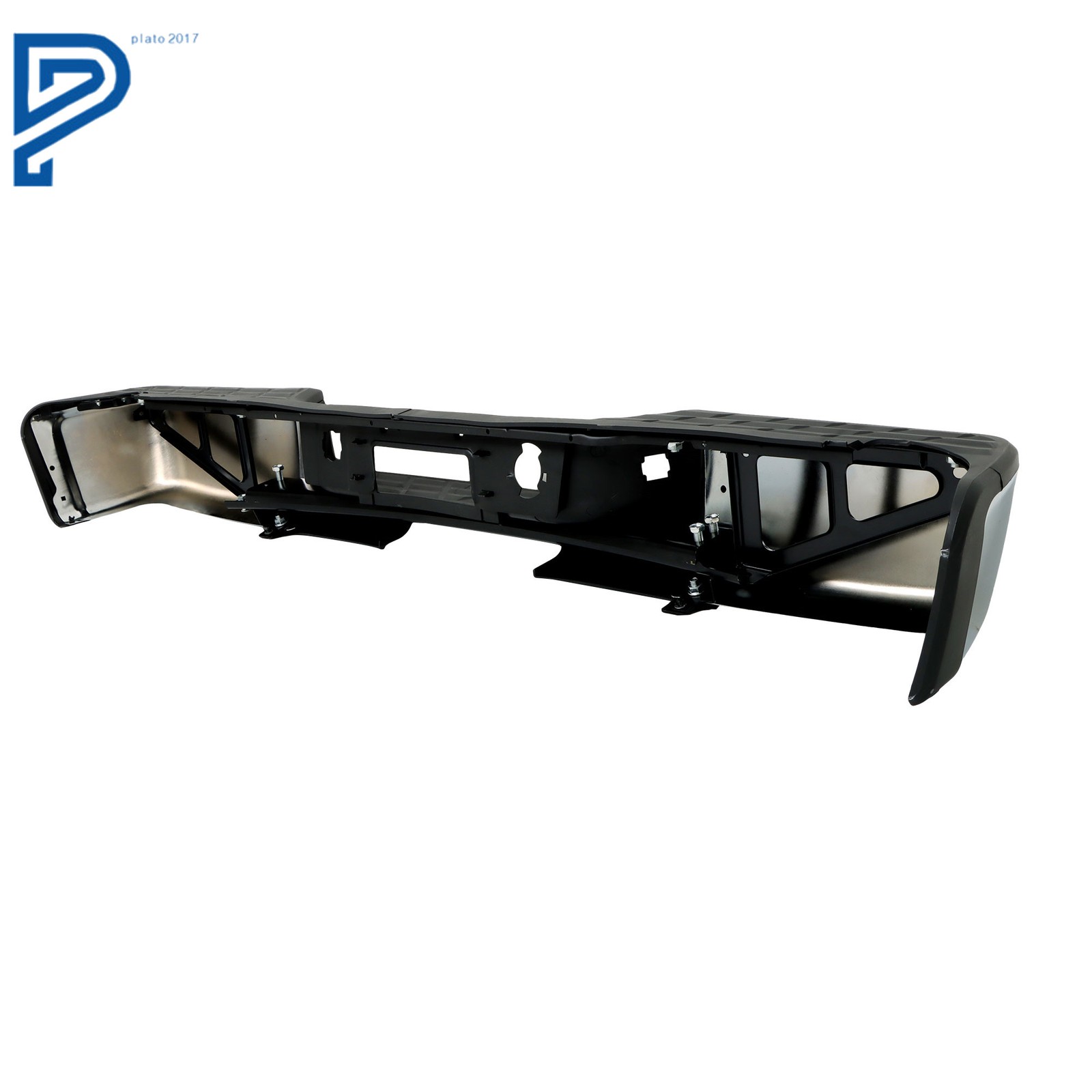 Chrome Rear Bumper Assembly For Chevy Silverado GMC Sierra 1500 2007-2013 2012