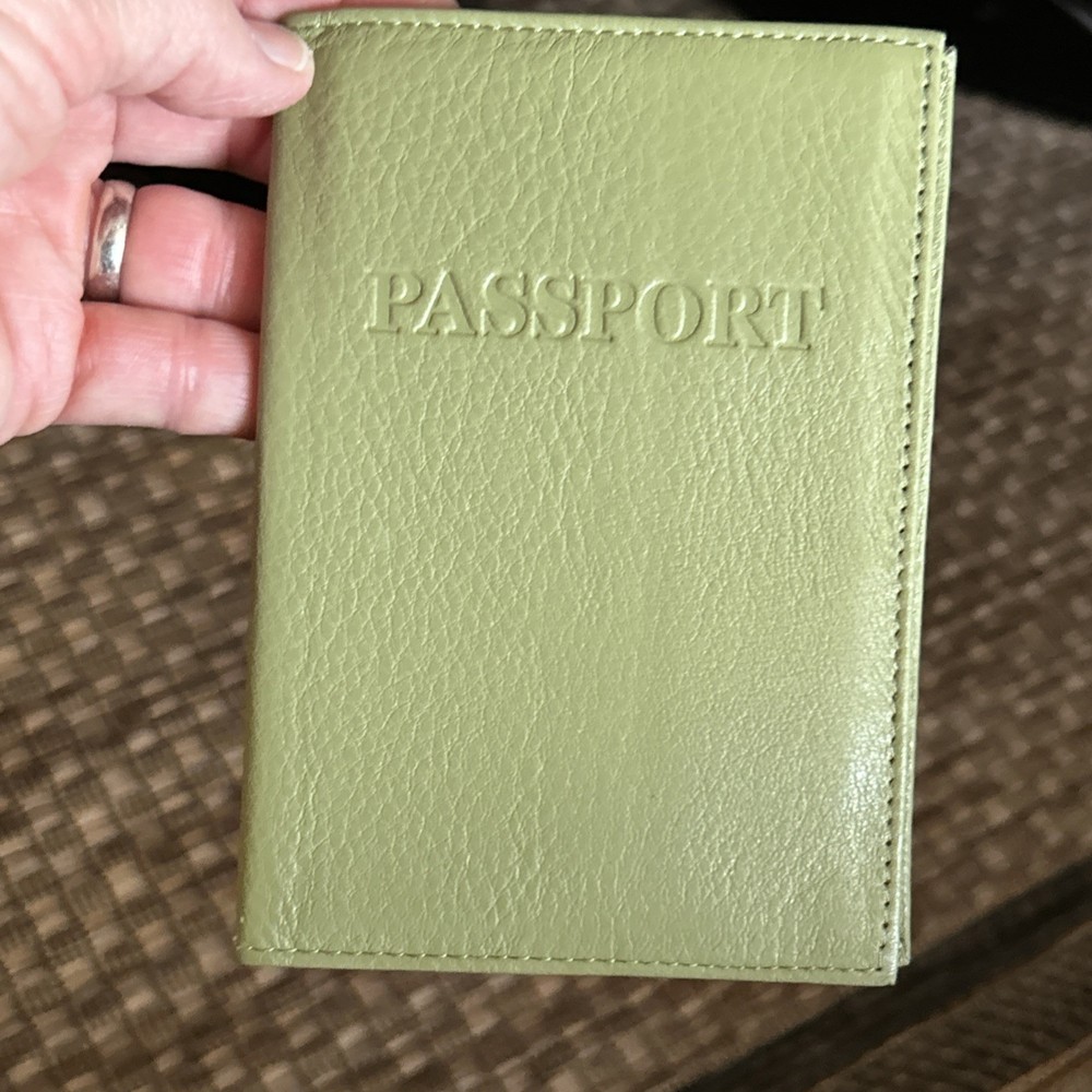 Wilson’s Leather Green Passport Cover