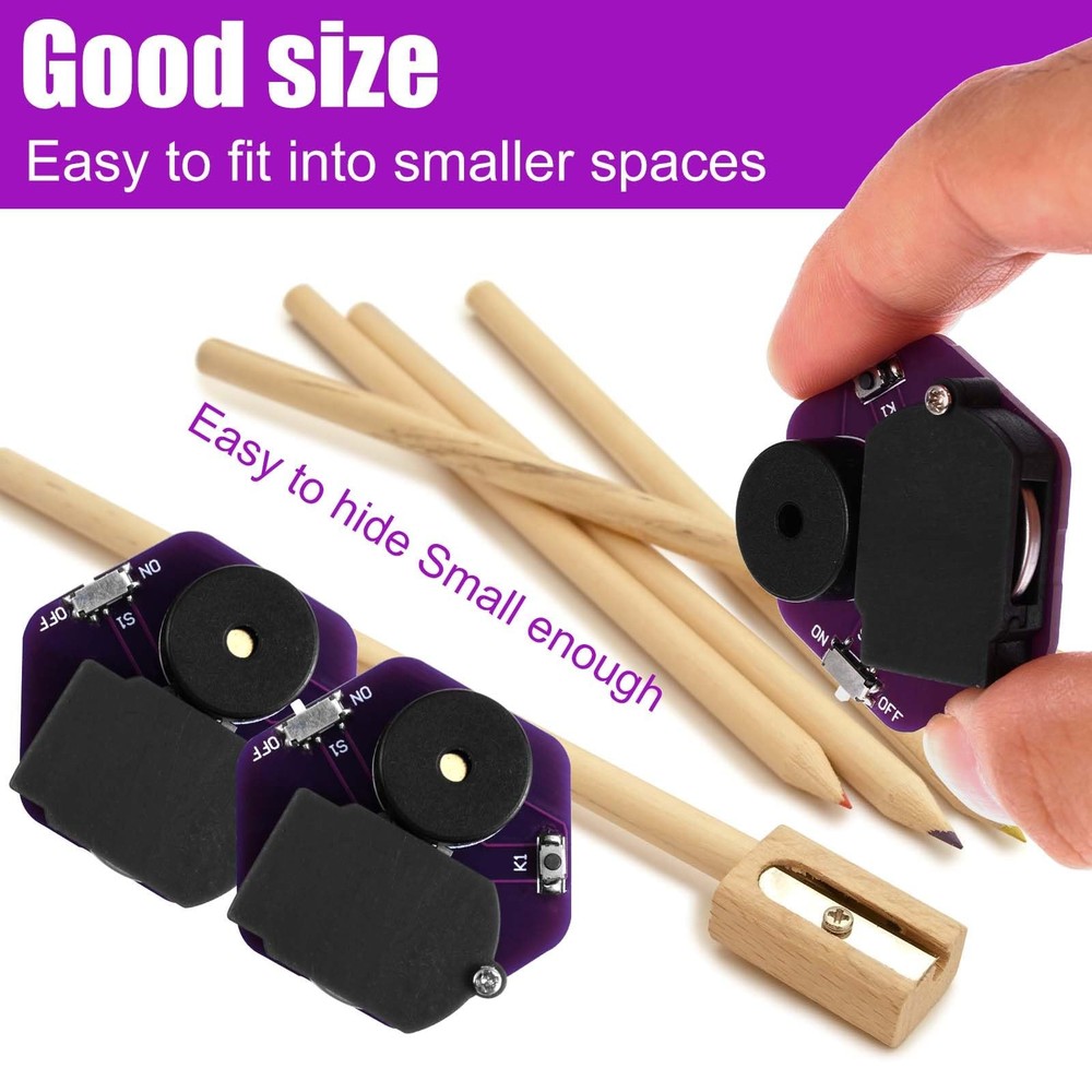 3pcs Cricket Noise Maker, Hexagonal Geometric Design with 16 Sounds Beeping C...