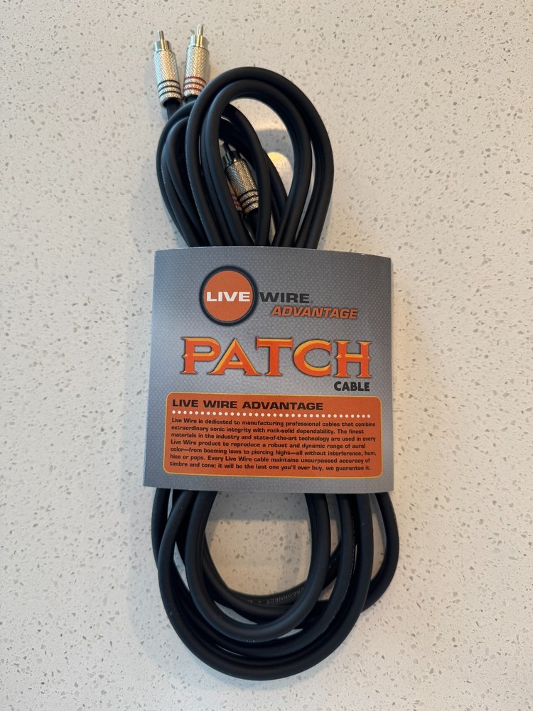 Livewire Advantage Dual RCA Cable 10ft