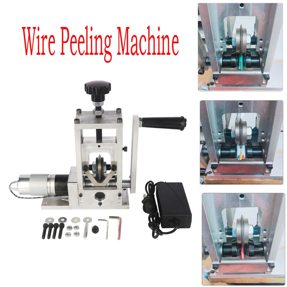Electric Semi-automatic Wire Stripping Machine Manual Cable Stripper 110V
