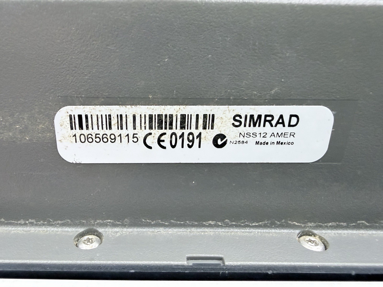 Simrad NSS 12 Sport GPS Chartplotter Sonar Multifunction Display W/ Cover