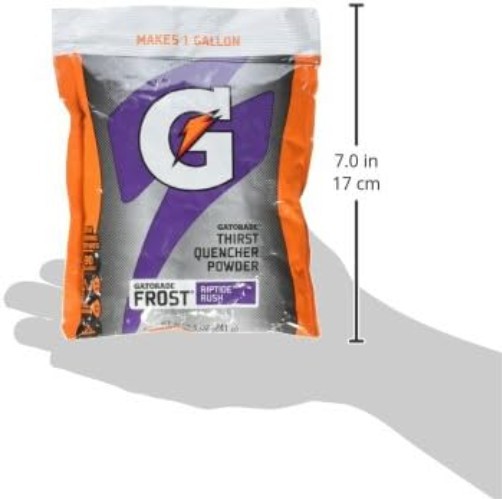 Gatorade Riptide Rush Flavor 8.5oz Instant Powder for Quick Active Hydration