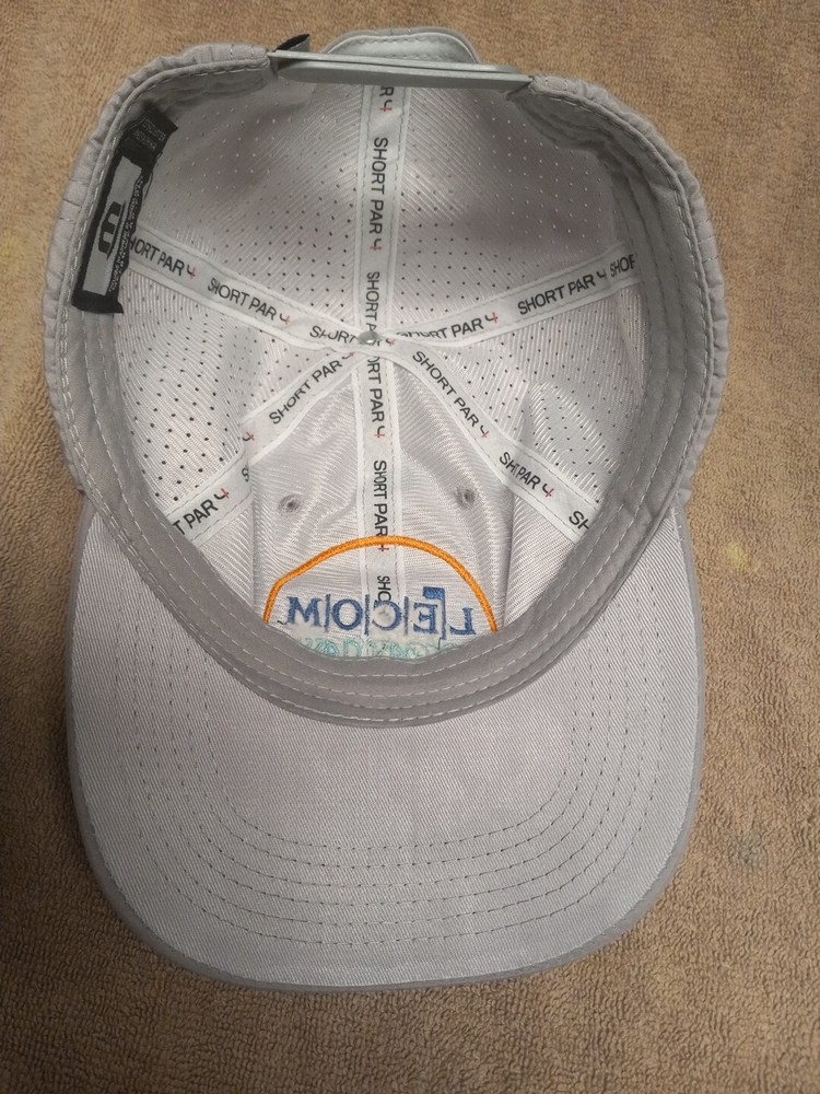 LECOM - Suncoast Classic - Lightweight Gray Golf Hat - NEW Unworn