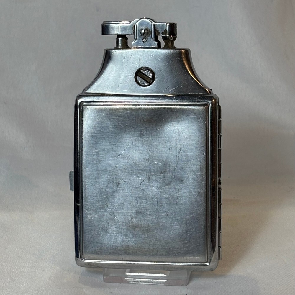 Vtg Ronson Mastercase Lighter Cigarette Case Combo