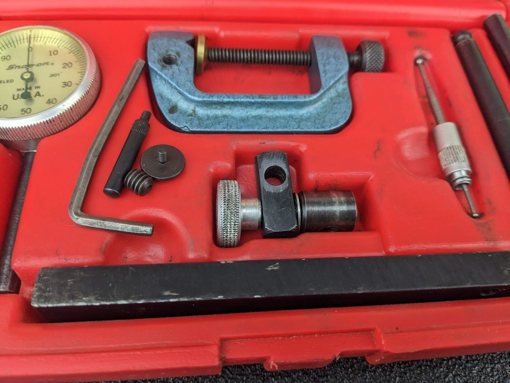 #bn722 Snap-On Tools Dial Test Set PMF 135 in Case