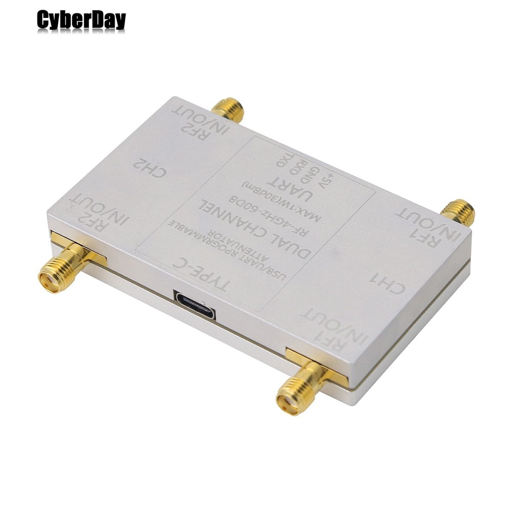 RF-4GHz-60DB Programmable Attenuator RF Attenuator (Main Unit + Cable) for PC