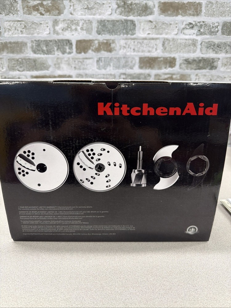 KitchenAid 7 Cup Food Processor Plus, Contour Silver